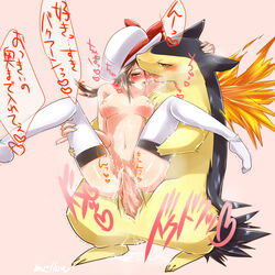 blush breasts brown_eyes cum cum_in_pussy cum_inside drooling duo edit erection female feral fire human interspecies legwear lyra_(pokemon) male male_pokemon/female_human mammal mellow nintendo no_shoes nude open_mouth penetration penis pokemon pokemon_(species) pokephilia pussy red_eyes saliva sex size_difference spread_legs spreading stand_and_carry_position standing stockings straight tongue tongue_out typhlosion vaginal_penetration video_games wet