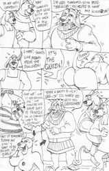 comic disney female king_richard little_john monochrome nipples otto robin_hood_(character) robin_hood_(disney) sheriff_of_nottingham wolfwood