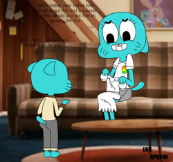 gumball watterson from cartoon network by bpq00x