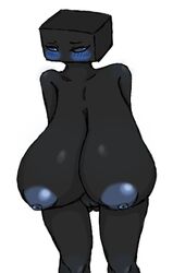 enderman from minecraft by sandyrex