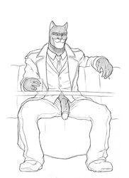 blacksad flaccid furry john_blacksad male male_only monochrome schizoid solo