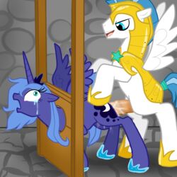 balddumborat friendship_is_magic my_little_pony princess_luna_(mlp) royal_guard_pony smooth_skin