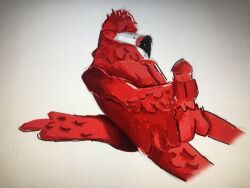 absurd_res animal_humanoid avian avian_humanoid bird bird_humanoid epic_games erection flamingo fortnite genitals hand_on_penis hi_res humanoid male masturbation penis solo tex_flamingo_(fortnite)