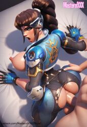 ai_generated anal anal_sex big_ass big_breasts big_penis blizzard_entertainment captain_lacroix cum cum_in_mouth cum_inside cum_on_face fight forced mirrorwatch moaning overwatch overwatch_2 thick_thighs torn_clothes widowmaker