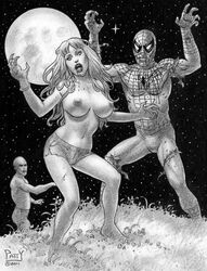 female male marvel marvel_zombies mary_jane_watson sean_patty spider-man spider-man_(series) straight_hair