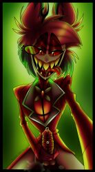 alastor_(hazbin_hotel) cock commission cum hazbin_hotel jacking_off sqwdink