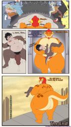 2boys big_ass big_ass_(male) big_butt big_dick big_penis cuntboy decentfailure21 dragon elotes_en_vaso erect_nipples gay head_in_ass holding_penis horns huge_ass huge_butt huge_cock intersex licking_ass lucio_soliz lustful_gaze male male/male male_only moobs oral oral_penetration oral_sex penis penis_against_face penis_in_mouth red_hair saliva