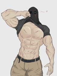 1boy 2002yare64214 activision bara big_muscles call_of_duty cod gay himbo infinity_ward konig muscular muscular_male shirtless shirtless_(male) shirtless_male yaoi