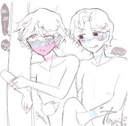 countryhumans finland_(countryhumans) russia_(countryhumans) male_only gay penetration cropped twink anal 2boys jully2443