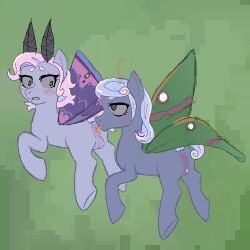 ambiguous_gender anal animal_genitalia animal_vulva antennae_(anatomy) anus arthropod clitoral_winking clitoris duo equid equine equine_anus equine_genitalia equine_vulva female female/ambiguous feral flutter_pony_(mlp) flying genitals hasbro horse insect insect_wings kittensnuff lepidopteran lepidopteran_wings mammal moth my_little_pony oral pony questionable_consent rimming sex surprised t4t trans_(lore) vulva wings