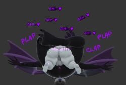 dx_3d_(artist) minecraft ender_dragon anon futanari black_skin big_breasts big_ass big_butt dragon_wings text butt breasts ass portuguese_text portuguese_dialogue 3d 3d_(artwork) 3d_model