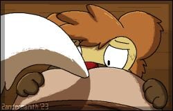 2023 2d_animation ambiguous_gender ambiguous_rimming anal animated artist_name bibarel blinking bodily_fluids brown_body brown_fur butt dated duo ellipsis fur furry generation_4_pokemon generation_7_pokemon hand_on_butt lycanroc male_(lore) male_only midday_lycanroc nintendo no_sound oral pokemon pokemon_(species) rimjob rimming sex sound_effects sweat tail tail_motion tan_body tan_fur text white_body white_fur zandermanith