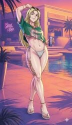 1girls ai_generated background glasses jujutsu_kaisen standing yuki_tsukumo