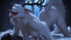1girls ai_generated all_fours anthro anthro_female anthroguy anthropomorphic antlers arched_back beast_(bloodborne) beautiful big_breasts blindfold bloodborne breasts breeding_request canid canine canis curvy curvy_female curvy_figure drooling female female_anthro female_focus female_only flirting flirting_with_viewer fluffy_tail fromsoftware fur furry furry_female furry_only high_quality high_resolution highres horny horny_female in_heat inviting_to_sex large_breasts looking_at_viewer monster monster_girl muscular muscular_female naked naked_female nipples nude nude_female posing posing_for_the_viewer seductive seductive_look seductive_pose seductive_smile sexy sexy_body sexy_female sexy_pose tits tits_focus tits_out tounge_out vicar_amelia voluptuous voluptuous_body voluptuous_female were werecanid werecanine werecreature werewolf werewolf_girl white_body white_fur white_hair wide_hips wolf wolf_girl