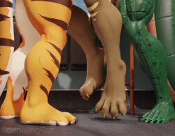 2023 3boys 3d 3d_(artwork) 3d_animation animated anthro anthro_on_anthro anthro_only anthro_penetrated anthro_penetrating anthro_penetrating_anthro artist_name better_version_at_source cepheus_(lieutenantskittles) connivingrat crocodile crocodilian crocodylid curling_toes dangling dangling_legs helm_(connivingrat) implied_sex leg_cropped_sex lower_body male male/male male_only male_penetrated male_penetrating male_penetrating_male manwiched muscular muscular_anthro muscular_legs muscular_male offscreen_sex pantherine public public_sex public_transportation reptile sandwiched sex sex_from_behind shorter_than_10_seconds snake sound sound_effects standing standing_sex stead_(connivingrat) striderinugami tagme tail tiger train train_interior video watermark