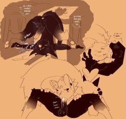 2026 69_position anal anthro anus balls blush blush_lines bodily_fluids breath butt caught_in_the_act caught_while_cumming cum cumshot dialogue digital_drawing_(artwork) digital_media_(artwork) domestic_cat duo ear_piercing ejaculation erection felid feline felis fellatio foreskin gay gay_male genital_fluids genitals hands-free hi_res lying male male/male mammal motion_lines nerunaur noir_(noirzvault) on_back one_eye_closed open_mouth oral orgasm panting pawpads paws penile penis perineum piercing rimming saliva saliva_on_anus saliva_on_balls saliva_on_penis sex shadow signature simple_background slim slim_male speech_bubble tail text throbbing throbbing_balls tongue tongue_out unretracted_foreskin upside_down vanille_(noirzvault) yaoi