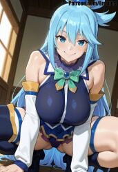 aqua (konosuba) fan art