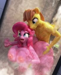 3d 3d_(artwork) anthro ass ass_grab big_ass big_breasts big_butt blender_(software) breasts butt_grab conditional_dnp digital_media_(artwork) duo earth_pony equid equine fan_character female friendship_is_magic hand_on_ass hand_on_butt hasbro hi_res horse male male/female mammal my_little_pony pegasus pinkie_pie_(mlp) pony rory_kenneigh sex shower skinny_male snuddy straight_hair wings