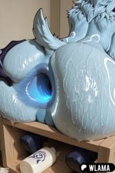 ai_generated anthro ass_focus big_anus big_ass female kindred kindred_(league_of_legends) kindred_(lol) league_of_legends sex_doll wallama