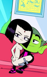 beast boy from cartoon network by pancakemckennz