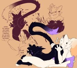 2026 69_position anal anal_penetration anthro anus balls barely_visible_genitalia barely_visible_penis black_body black_fur black_tail blush blush_lines bodily_fluids butt butt_grab colored digital_drawing_(artwork) digital_media_(artwork) dipstick_tail doggystyle domestic_cat duo ear_piercing english_text eyes_closed felid feline felis flat_colors foreskin from_behind_position fur gay gay_male genital_fluids genitals glans hand_on_butt hi_res holding_tail humanoid_genitalia humanoid_penis leg_grab licking looking_pleasured lying male male/male mammal markings moan navel nerunaur noir_(noirzvault) on_back oral orange_glans orange_tail_tip paws penetration penile penile_penetration penis penis_in_ass piercing precum precum_squirt profanity purple_eyes purple_glans purple_paws purple_tail_tip rimming saliva saliva_on_anus saliva_on_tongue saliva_string sex signature slim speech_bubble tail tail_markings text tongue two_tone_tail unretracted_foreskin urethra vanille_(noirzvault) white_body white_fur white_tail yaoi