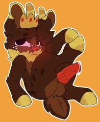anthro anthro_cock anthro_male christmas cock cum cum_drip dandy's_world deer deer_antlers deer_ears full_body furry furry_ass furry_male gold golden_antlers_rudie golden_rudie holiday hooves male male_only male_solo precum precum_drip reindeer reindeer_antlers roblox roblox_game rudie_(dandy's_world) rudolph rudolph_holiday rudolph_the_red-nosed_reindeer