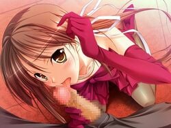 blush dress fellatio game_cg oral tongue