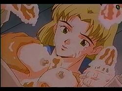 1girls 4boys 90s accurate_art_style animated bandits_(artist) blonde_hair breast_grab breasts breasts_pressed_together breasts_squeezed_together cum cum_on_breasts cum_on_face cum_on_hand erect_nipples facial female female_focus gainax gangbang green_eyes group group_sex handjob human human_salvation_project large_breasts light-skinned_female light_skin male masturbation mole mole_under_eye mouse_pointer multiple_males multiple_penises neon_genesis_evangelion nipples paizuri penis penis_between_breasts penis_grab ritsuko_akagi scientist screencap short_hair straight stroking_cock stroking_penis titfuck uncensored