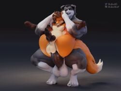 2boys 5_toes anal anal_insertion anal_penetration anal_sex anal_tugging andy_morgan animal_genitalia animal_penis animated animated_image anthro anthro_only anus balls balls_touching ballsack beauty_mark big_anus big_balls big_penis black_body black_fur black_hair border_collie bouncing_balls brown_hair canid canine canine_genitalia canine_penis dog domestic_dog duo filut fox full_nelson full_nelson_(legs_held) full_nelson_anal furry furry_only gay gay_male gay_sex gif grey_fur herding_dog huge_balls huge_cock humanoid_genitalia humanoid_penis hyper hyper_penis knot knotted_penis male male/male male_only male_penetrated male_penetrating male_penetrating_male mole muscular muscular_male muscular_thighs orange_body orange_fur pawpads penis penis_in_ass puffy_anus sheepdog short_playtime simple_background size_difference squatting squatting_position two-tone_body two-tone_fur white_body white_fur wolke yaoi