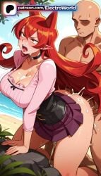 2026 highres hi_res electroworld patreon_username high_quality high_resolution artist_name stable_diffusion ai_generated 1girl 1girls patreon watermark breasts pointy_ears boobs rear_entry fucking very_long_hair cumdrip blush doggystyle from_behind open_mouth suggestive_fluid from_behind_position 1boy sexual_intercourse cum_on_breasts cum_on_clothes collarbone nose_blush penetration skirt tits hetero bust doggy_style choker chest long_hair cum_on_body day intercourse cum_on_hair cum_in_mouth black_choker cum_on_ass sex_from_behind sweat red_hair all_fours sex cum ejaculation love_making facial doggystyle_position drooling azazel_ameri mairimashita!_iruma-kun