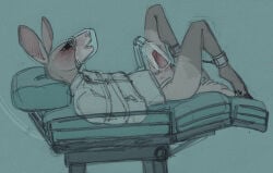 2026 anthro bdsm bed blue_background blush blush_lines brown_body cuffed_ankles deer erection femboy furniture genitals hi_res hooves hospital_bed humanoid_genitalia humanoid_penis kitdoll lying machine male male_anthro mammal mask medical medical_instrument medical_play medical_restraints milking_machine on_back oxygen_mask patient penile penis penis_milking penis_milking_machine restrained restraints scientific_instrument simple_background slim_anthro slim_male solo straitjacket submissive submissive_anthro submissive_male