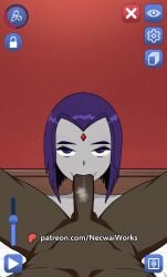 1boy 1girls 2d 2d_animation ai_assisted animated big_penis blowjob blowjob_face breath cum cum_in_mouth cumshot dark-skinned_male dark_penis deepthroat female game gameplay gameplay_mechanics light-skinned_female mp4 my_hardcore_harem necwaiworks orgasm patreon_logo patreon_url patreon_username penis raven_(dc) self_upload sex sexual sound sucking sucking_penis tagme teen_titans uncensored video video_games