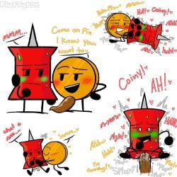 1boy 1boy1girl 1girl 1girls after_sex battle_for_dream_island brown_tentacles coin coinpin coiny coiny_(bfdi) cum_in_pussy cumming fuzzy_fluffs object_show object_shows pin_(bfdi) tentacle tentacle_penis vaginal_penetration vaginal_sex