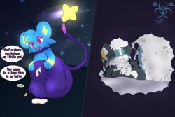 3:2 aquatic cephalopod cock_vore coleoid decapodiform duo endosoma feral generation_4_pokemon genitals hi_res hybrid male male/male mammal mephitid mollusk nintendo penile penis pokemon pokemon_(species) safe_vore shinx skunk squid vore yusuke_frostheart yusukeskunk