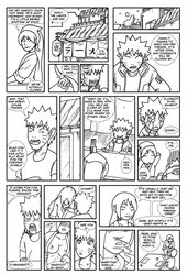 ayame_(naruto) mattwilson83 monochrome naruto naruto_shippuden uzumaki_naruto