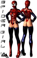 1girls 3d female female_only human human_only idelacio light-skinned_female light_skin marvel mayday_parker mc2 solo spider-girl spider-man_(series)