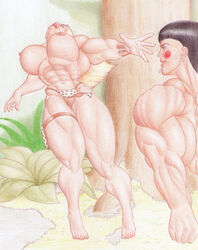 arani cavewoman huge_muscles sheena sheena_queen_of_the_jungle tagme