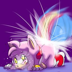 af-js amy_rose anthro color female fur furry hedgehog male nude on_stomach purple_background sex short_hair simple_background sonic_(series) sonic_the_hedgehog straight uncensored vaginal_penetration