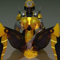 1girls 3d big_breasts breasts busty closed_eyes dracona_(transformers) fan_character female female_only fingering fingering_self lactating masturbation nipples oc open_legs orange_nipples robot robot_girl robot_humanoid solo solo_female thick_thighs transformers trawert yellow_breasts yellow_eyes yellow_lips yellow_lipstick zachaboy