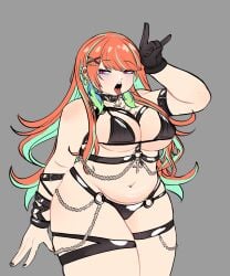 curvy_female female hololive hololive_english hololive_myth peagade takanashi_kiara thick_thighs virtual_youtuber voluptuous_female