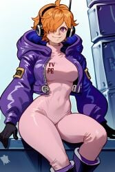 ai_generated big_breasts black_body female female_focus female_only one_piece rcos solo solo_female solo_focus vegapunk_lilith