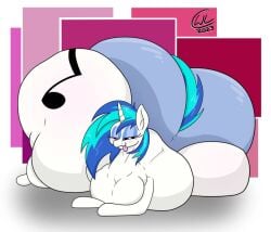 ass feral hyper hyper_ass lukewarmluke my_little_pony solo tagme vinyl_scratch_(mlp)