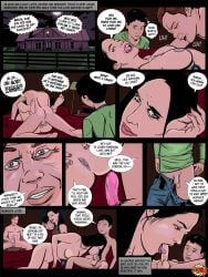 blowjob comic comic_page condom cuckold everfire family father incest invitation invite licking_penis masturbating masturbation mother mother_and_son necklace necklace_only parents son speech_bubble vaginal_penetration watching