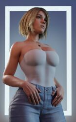 3d big_ass big_breasts blender breasts cleavage dc dc_comics injustice_2 kara_danvers kara_zor-el solo srpoolstrange supergirl supergirl_(injustice) superman_(series) thick thick_thighs