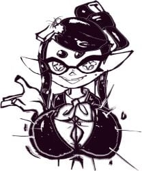 big_breasts callie_(office_lady) callie_(splatoon) clothed female female_only huge_breasts news news_reporter nintendo splatoon splatoon_3 squid_sisters wolflance