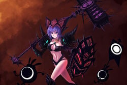 1girls armor breasts patapon patapon_3 shield sony_interactive_entertainment tagme uberhero weapon