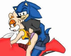 aged_up animated anthro arcade_machine ass aval0nx blue_fur breasts clothed cream_the_rabbit dress eyelashes female from_behind furry hedgehog male mammal motorcycle open_mouth panties panties_aside rabbit sega shorts simple_animation sonic_(series) sonic_the_hedgehog straight t-shirt teenager willyd young