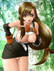 female female_only final_fantasy final_fantasy_vii innie_pussy onoe solo tagme tifa_lockhart