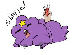 adventure_time big_breasts breasts closed_eyes disembodied_penis dontfapgirl large_breasts lumpy_space_princess open_mouth sex