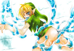 anal link male malesub morpha oral tentacle_in_ass tentacle_in_mouth tentacle_on_male the_legend_of_zelda